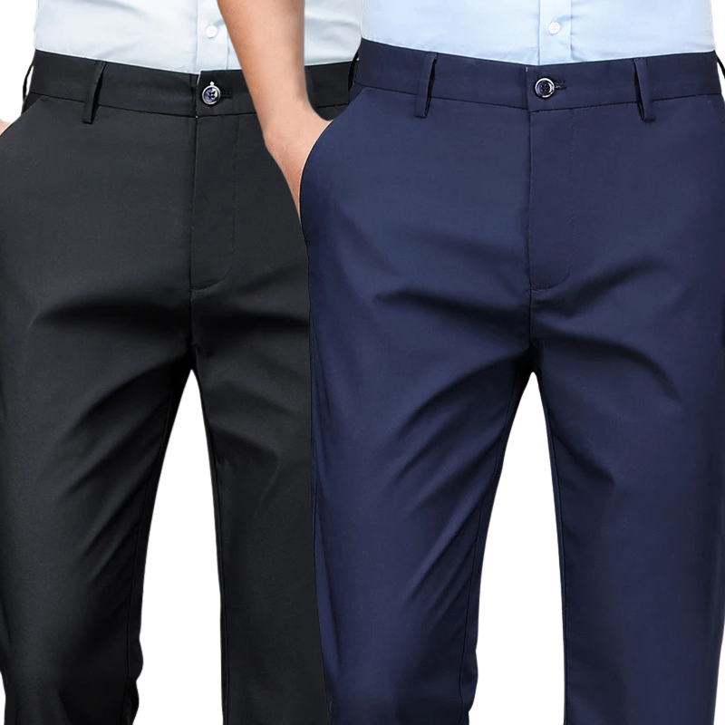 COMPRE 1 LEVE 2 - Calça Social Alfaiataria Gentleman + Cinto Social Couro