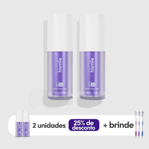 Clareador Dentário - Sérum V34 + Brinde