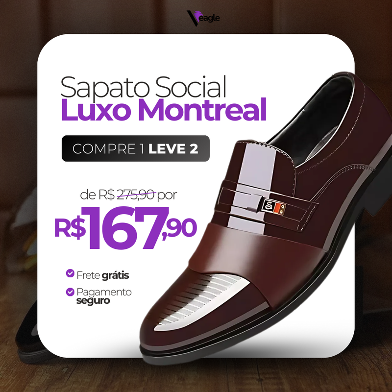 Sapato Social Luxo Montreal