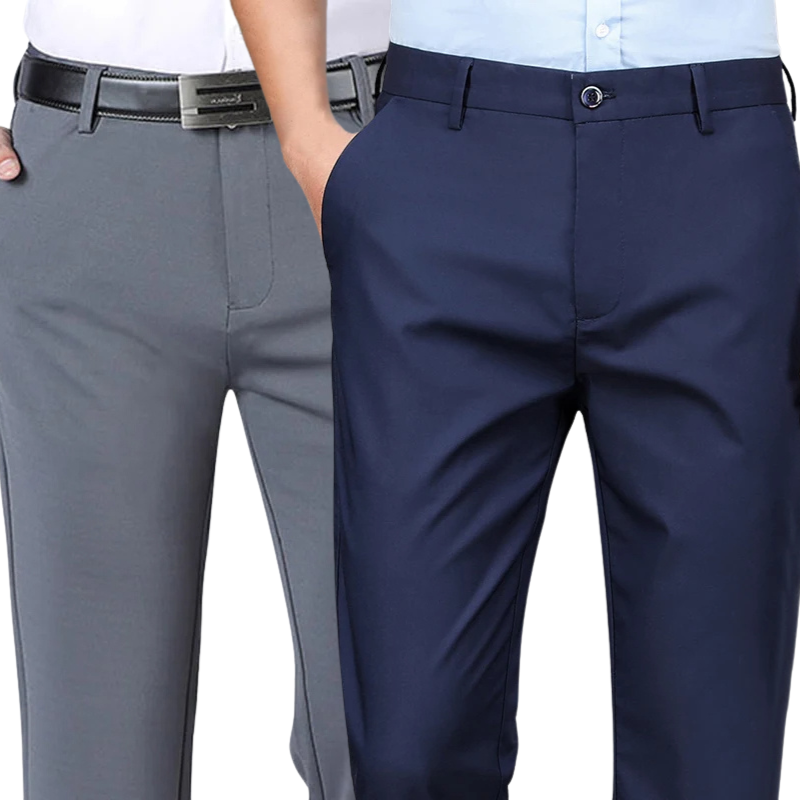 COMPRE 1 LEVE 2 - Calça Social Alfaiataria Gentleman + Cinto Social Couro
