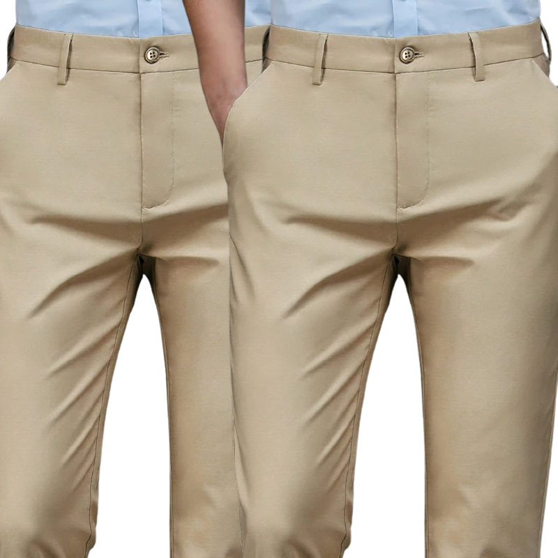 COMPRE 1 LEVE 2 - Calça Social Alfaiataria Gentleman + Cinto Social Couro