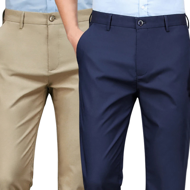 COMPRE 1 LEVE 2 - Calça Social Alfaiataria Gentleman + Cinto Social Couro