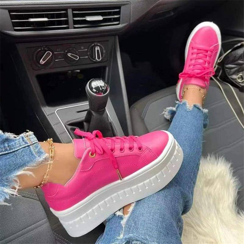 Tênis Casual Feminino de Plataforma Ortopédico Maísa