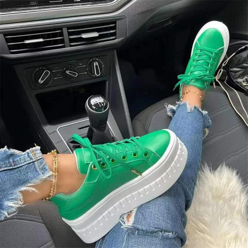 Tênis Casual Feminino de Plataforma Ortopédico Maísa
