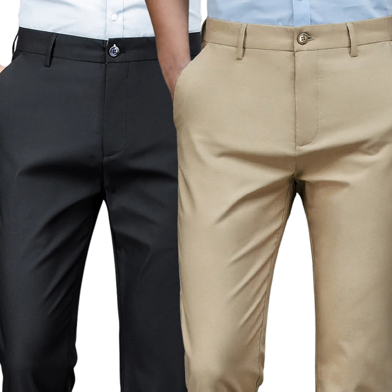 COMPRE 1 LEVE 2 - Calça Social Alfaiataria Gentleman + Cinto Social Couro