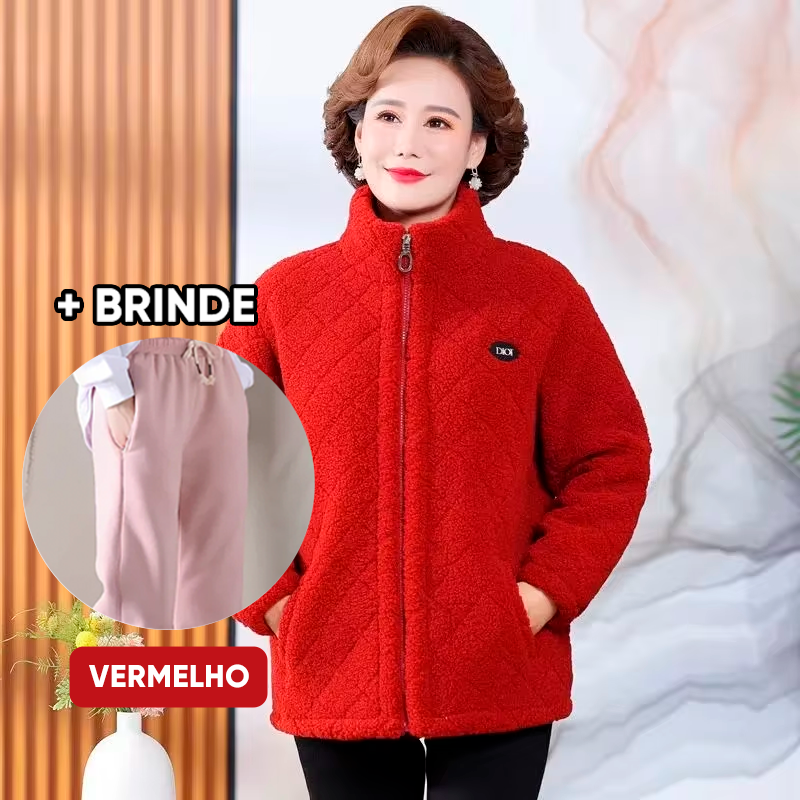 [COMPRE 1 LEVE 2] Jaqueta Barcelona Feminina (Super Macio e Conforto Nos Dias Frios!) + BRINDE Especial