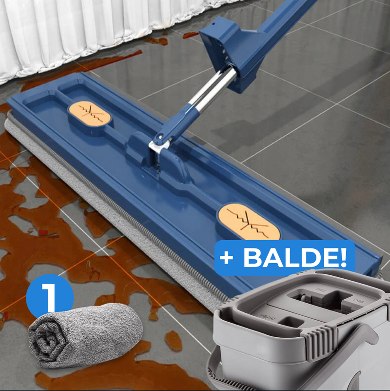 MOP de Limpeza Flat Slim 360°