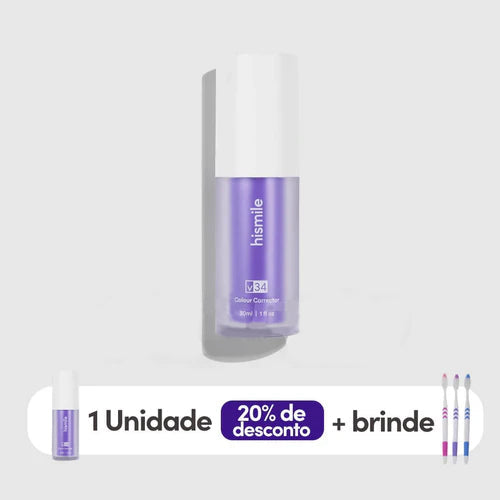 Clareador Dentário - Sérum V34 + Brinde